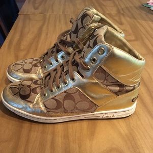 Coach high top sneakers